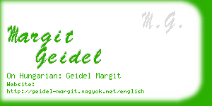 margit geidel business card
